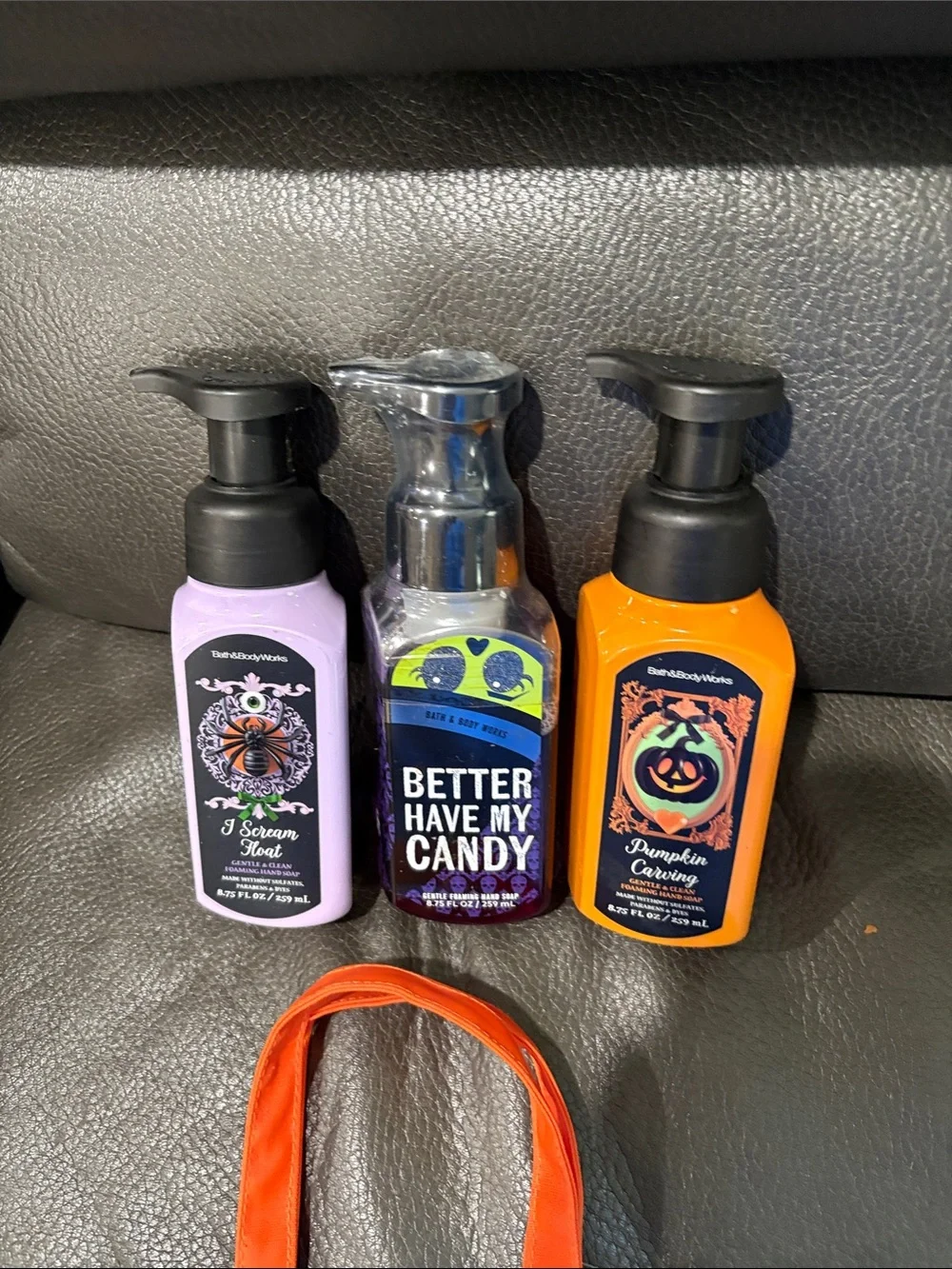 Bath and body works Halloween soap set and tote